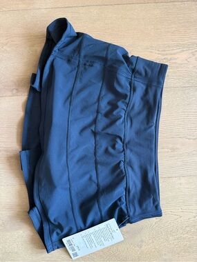 lululemon pace rival navy tennis skirt NWT